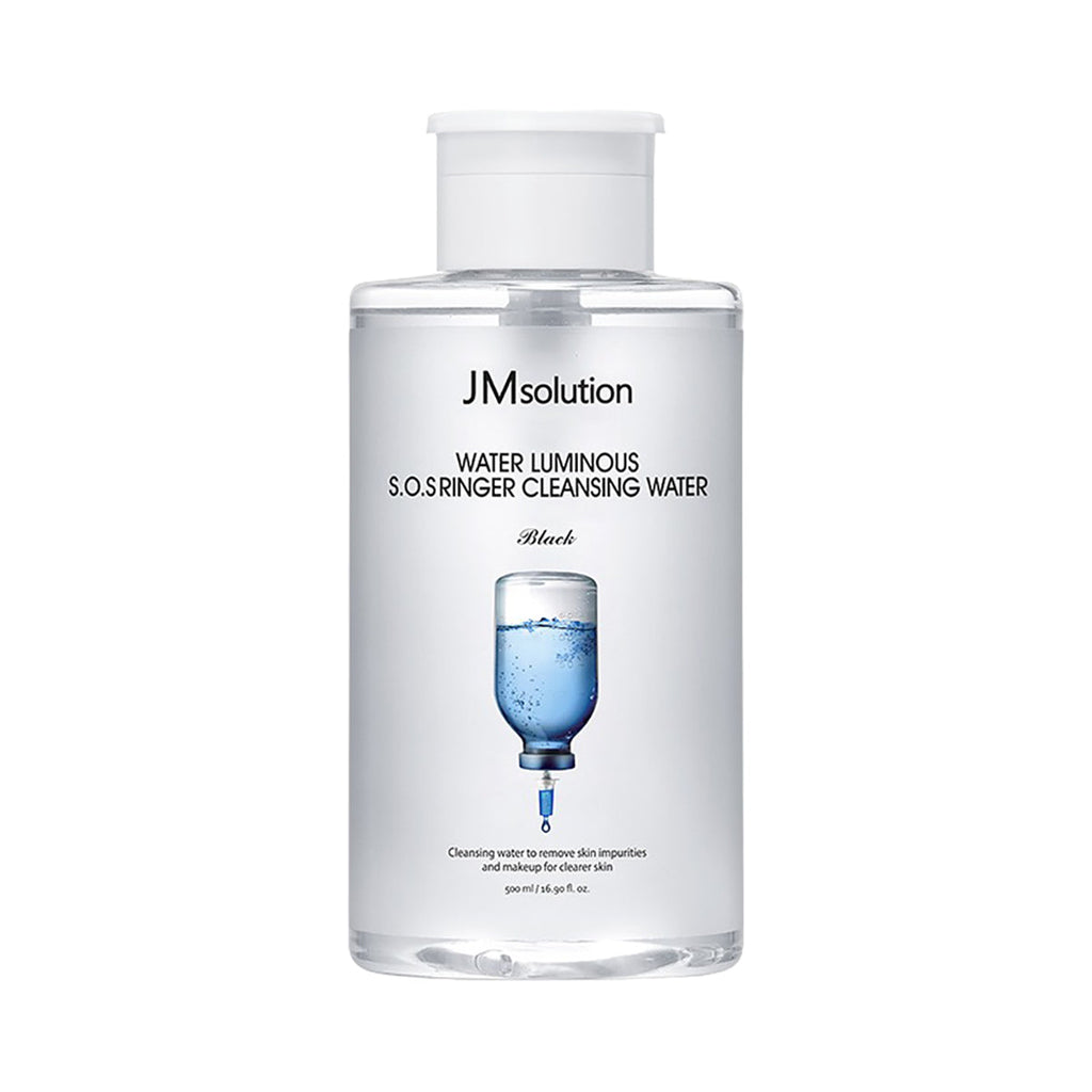 JM Solution Water Luminous S.O.S Ringer Cleansing Water Black 500ml