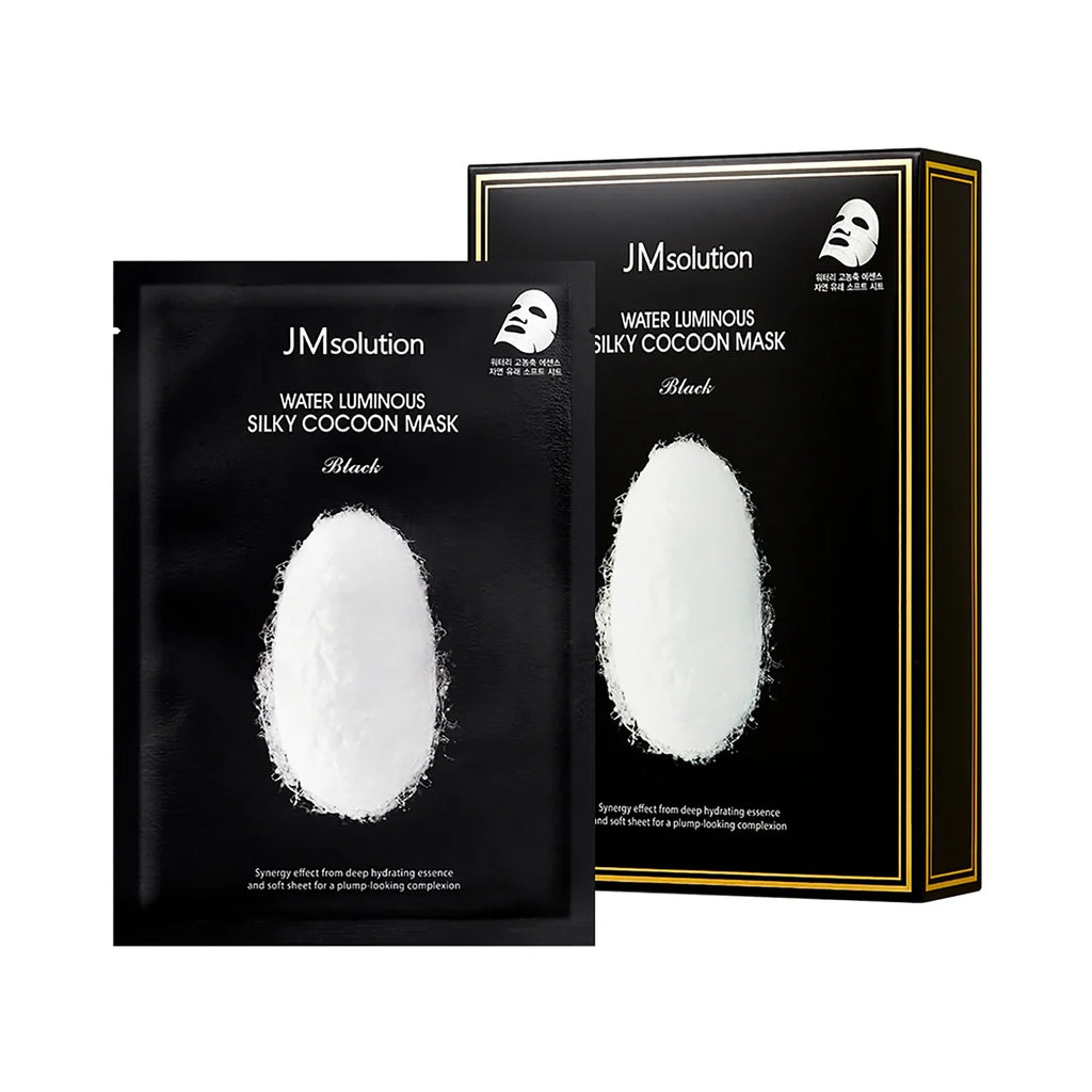 JM Solution Water Luminous S.O.S Ringer Mask Plus Black 10 Pack
