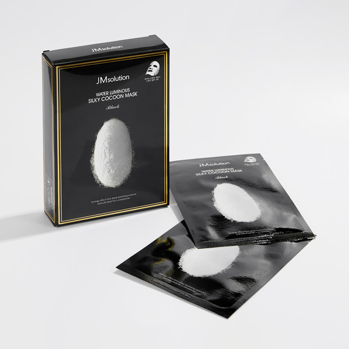 JM Solution Water Luminous S.O.S Ringer Mask Plus Black 10 Pack