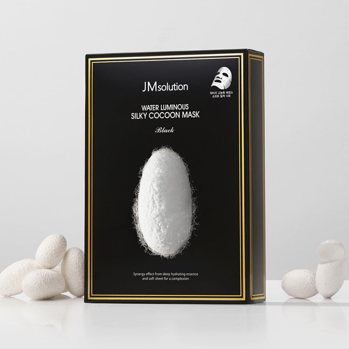 JM Solution Water Luminous S.O.S Ringer Mask Plus Black 10 Pack