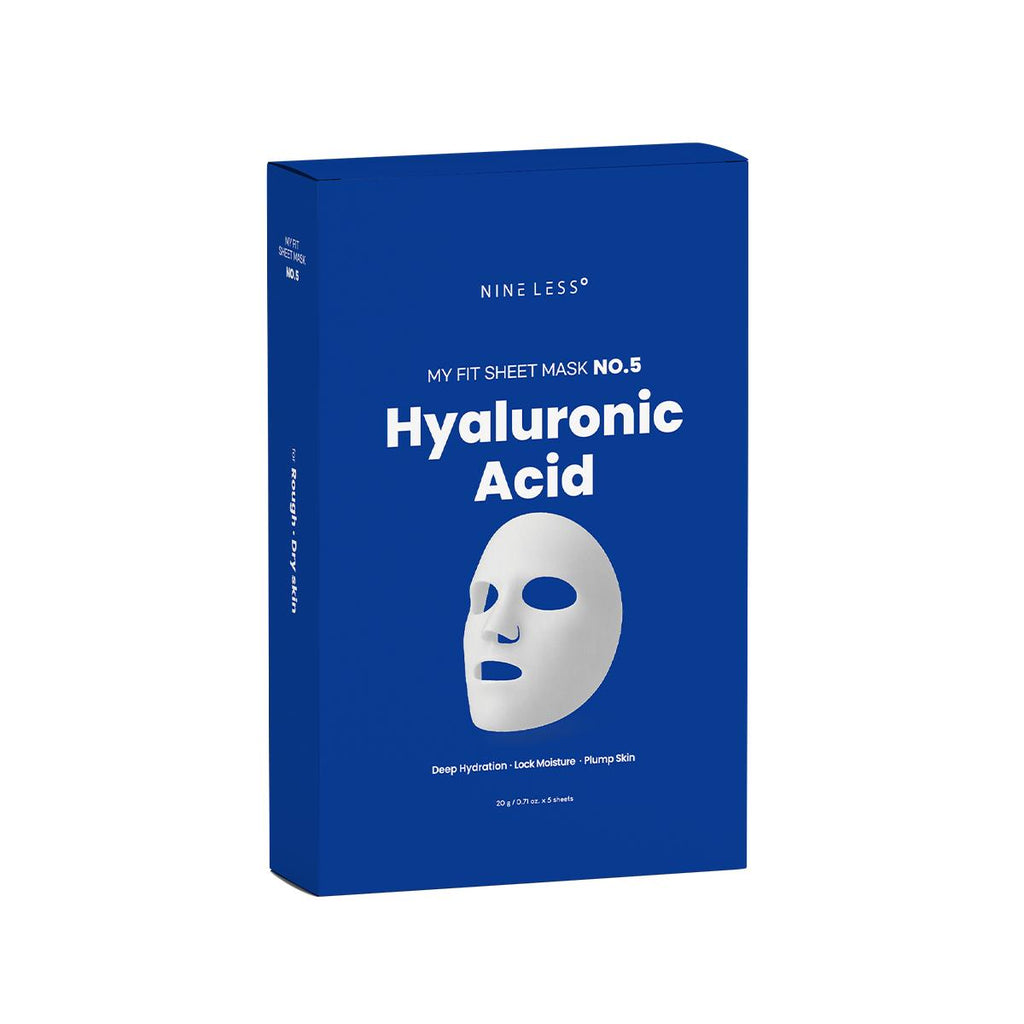 Nineless My Fit Sheet Mask No.5 Hyaluronic Acid 5 Pack