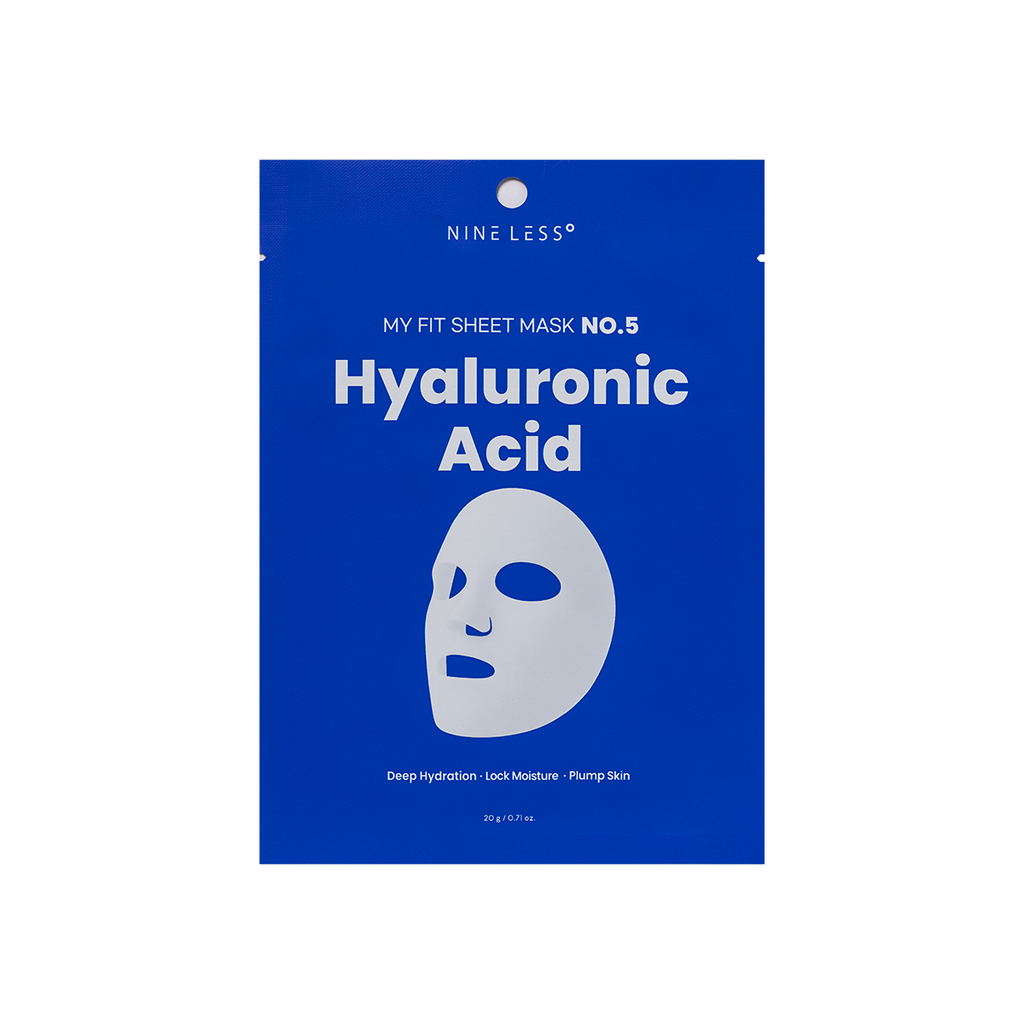 Nineless My Fit Sheet Mask No.5 Hyaluronic Acid 5 Pack