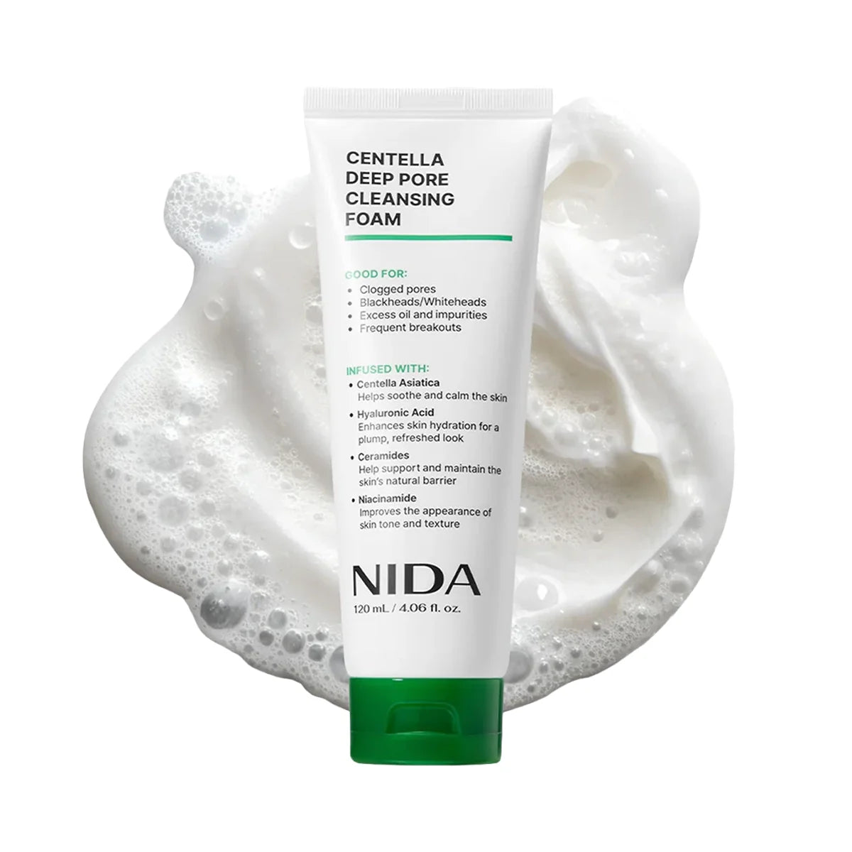 NIDA Centella Deep Pore Cleansing Foam