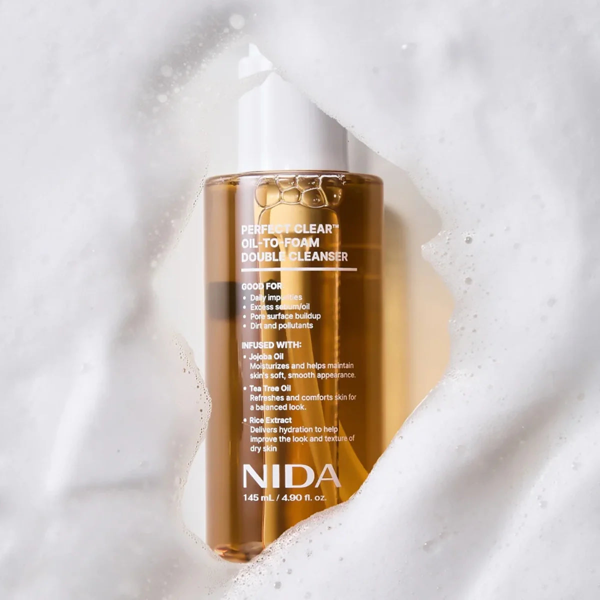 NIDA Perfect Clear Oil-to-Foam Double Cleanser