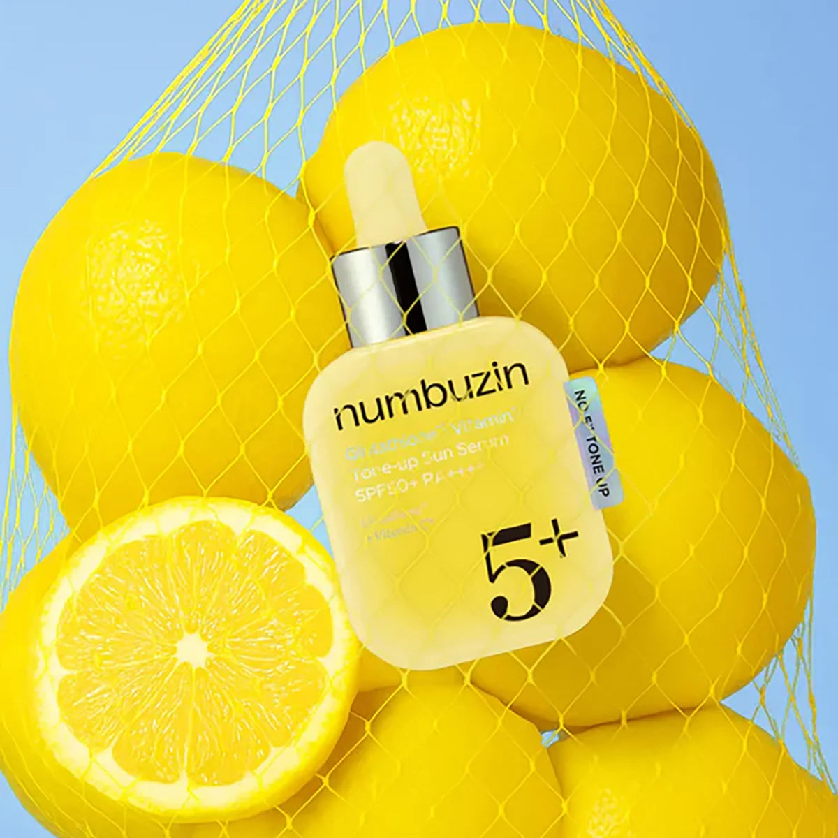 Numbuzin No.5+ Glutathione Vitamin Tone-Up Sun Serum SPF50+ 50ml